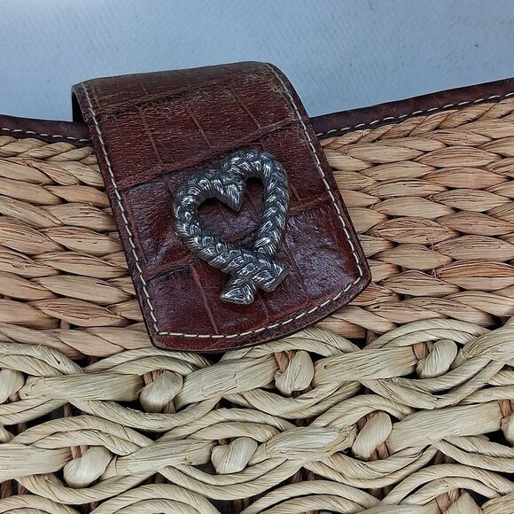 BRIGHTON STRAW SHOULDER BAG FTL-05-016 - Picture 6 of 9